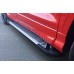 Боковые пороги Line (2 шт., алюминий) С окрашенной листвой на дверях для Ford Kuga/Escape 2013-2019 гг