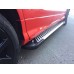 Боковые пороги Line (2 шт., алюминий) С окрашенной листвой на дверях для Ford Kuga/Escape 2013-2019 гг