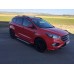 Боковые пороги Line (2 шт., алюминий) С окрашенной листвой на дверях для Ford Kuga/Escape 2013-2019 гг