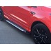Боковые пороги Line (2 шт., алюминий) С окрашенной листвой на дверях для Ford Kuga/Escape 2013-2019 гг