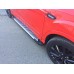 Боковые пороги Line (2 шт., алюминий) С окрашенной листвой на дверях для Ford Kuga/Escape 2013-2019 гг
