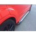 Боковые пороги Line (2 шт., алюминий) С окрашенной листвой на дверях для Ford Kuga/Escape 2013-2019 гг