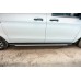 Боковые пороги Duru (2 шт., алюминий) Короткая (short) и средняя (Long) для Mercedes Vito/V-class W447 2014- гг