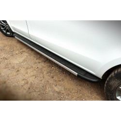 Боковые пороги Duru (2 шт., алюминий) Короткая (short) и средняя (Long) для Mercedes Vito/V-class W447 2014- гг