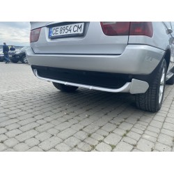 Накладка на задний бампер (под покраску) для BMW X5 E-53 1999-2006 гг