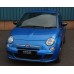 Накладки на дзеркала 2007-2015 (2 шт., натуральний карбон) для Fiat 500/500L