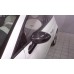 Накладки на дзеркала 2007-2015 (2 шт., натуральний карбон) для Fiat 500/500L