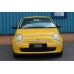 Накладки на дзеркала 2007-2015 (2 шт., натуральний карбон) для Fiat 500/500L