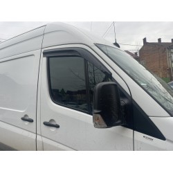 Ветровики клеящиеся (2 шт, Sunplex Sport) для Mercedes Sprinter W906 2006-2018 гг