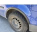 Накладки на арки (черный мат) Короткая база, 1 сдвижная дверь (метал) для Volkswagen Caddy 2004-2010 гг