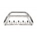 Кенгурятник WT003 (нерж) 51мм, без напису для Volkswagen T5 Multivan 2003-2010 рр