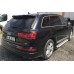 Бокові пороги Allmond Grey (2 шт., Алюміній) для Ауди Q7 2015- рр