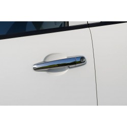 Накладки на ручки (4 шт., нерж.) Carmos - Турецька сталь для Mitsubishi L200 2006-2015 рр