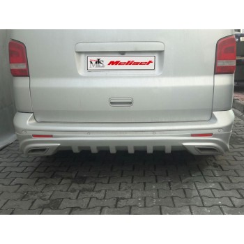 Накладка на задний бампер Sport 2 (под покраску) для Volkswagen T5 2010-2015 гг