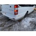 Бічні труби за заднім колесом кутові (2 шт., нерж) Long для Volkswagen Crafter 2006-2016 рр