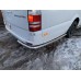Бічні труби за заднім колесом кутові (2 шт., нерж) Long для Volkswagen Crafter 2006-2016 рр