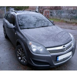 Алюмінієві рейлінги (Caravan, хром) для Opel Astra H 2004-2013 рр