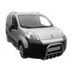 Кенгурятник QT006 (нерж.) для Fiat Fiorino/Qubo