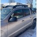 Рейлинги Shark Black (с поперечинами) для Volkswagen Amarok 2010-2022 гг