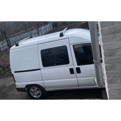 Поперечены в штатные места под ключ (2 шт) Черный для Citroen Jumpy 1996-2007 гг