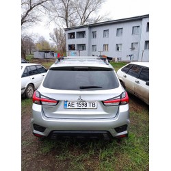 Перемычки на рейлинги под ключ WingBar (2 шт) Серый для Mitsubishi ASX 2010-2023 гг