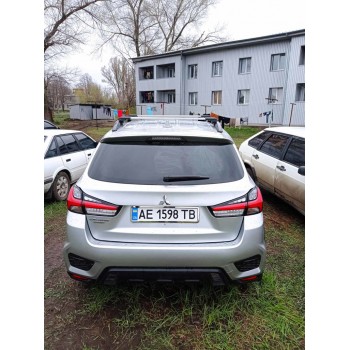 Перемычки на рейлинги под ключ WingBar (2 шт) Серый для Mitsubishi ASX 2010-2023 гг