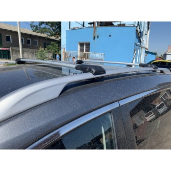 Перемычки на рейлинги под ключ WingBar (2 шт) Серый для Nissan Qashqai 2014-2021 гг
