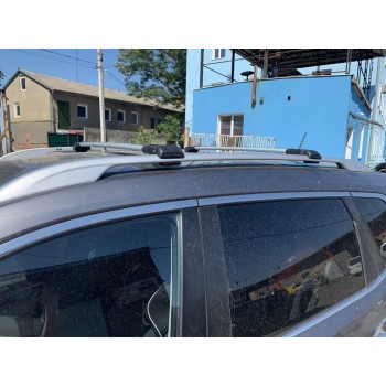 Перемычки на рейлинги под ключ WingBar (2 шт) до 110 см, Черный для Nissan X-trail T32/Rogue 2014-2021 гг