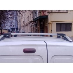 Перемычки на рейлинги под ключ WingBar (2 шт) Серый для Renault Kangoo 1998-2008 гг