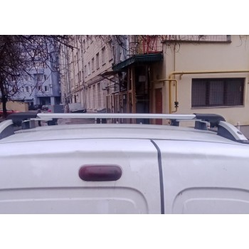 Перемычки на рейлинги под ключ WingBar (2 шт) Серый для Renault Kangoo 1998-2008 гг