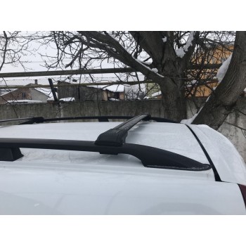 Перемычки на рейлинги под ключ WingBar (2 шт) Серый для Renault Kangoo 2008-2020 гг