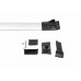 Перемычки на рейлинги под ключ WingBar (2 шт) до 110 см, Черный для Renault Kangoo 2008-2020 гг