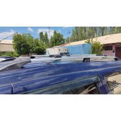 Перемычки на рейлинги под ключ WingBar (2 шт) Серый для Renault Logan MCV 2005-2013 гг