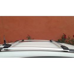 Перемычки на рейлинги под ключ WingBar (Турция, 2 шт) Серый для Toyota Rav 4 2013-2018 гг