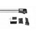 Поперечены на рейлинги под ключ (2 шт) до 110 см, Черный для Volkswagen Amarok 2010-2022 гг