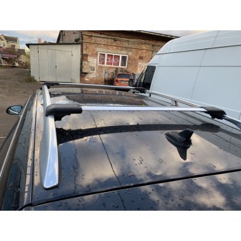 Поперечены на рейлинги под ключ (2 шт) Серый для Volkswagen Passat B6 2006-2012 гг