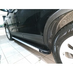 Боковые пороги Maya V1 (2 шт., алюминий) 2010-2013 для Kia Sorento II XM