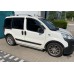 Накладки на арки (4 шт, черные) 2 двери, металлические для Peugeot Bipper