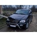 Хромированные накладки на кант решетки (5 шт, нержавейка) для Mercedes ML W163 1997-2005 гг
