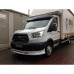 Козырек на лобовое стекло (черный глянец, 5мм) для Ford Transit 2014- гг