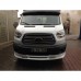 Козырек на лобовое стекло (черный глянец, 5мм) для Ford Transit 2014- гг