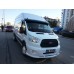 Козырек на лобовое стекло (черный глянец, 5мм) для Ford Transit 2014- гг