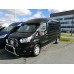Козырек на лобовое стекло (черный глянец, 5мм) для Ford Transit 2014- гг