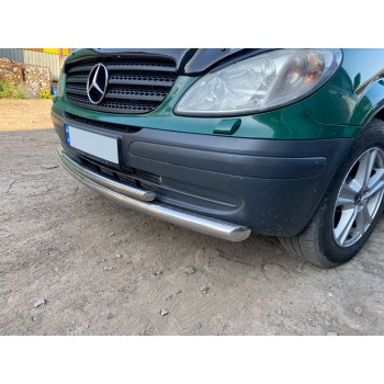 Губа нижняя ST014 (нерж) 2010-2015, 51 -2025 42мм для Mercedes Vito W639