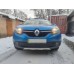 Зимова нижня накладка на решітку (2013-2015) Матова для Renault Logan II рр