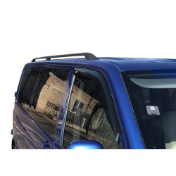 Рейлинги Черные Короткая база, Металлические ножки для Volkswagen T6