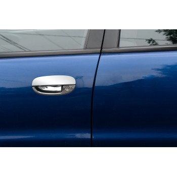 Накладки на ручки (8 частин) Полірована нержавіюча сталь для Daewoo Lanos 1998-2017 рр