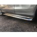 Бокові пороги KB001 (нерж) 60 мм для Honda CRV 2012-2016 рр