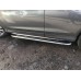 Бокові пороги KB001 (нерж) 60 мм для Honda CRV 2012-2016 рр