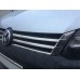 Накладки на решітку (2 шт, нерж) Carmos - Турецька сталь для Volkswagen Caddy 2010-2015 рр